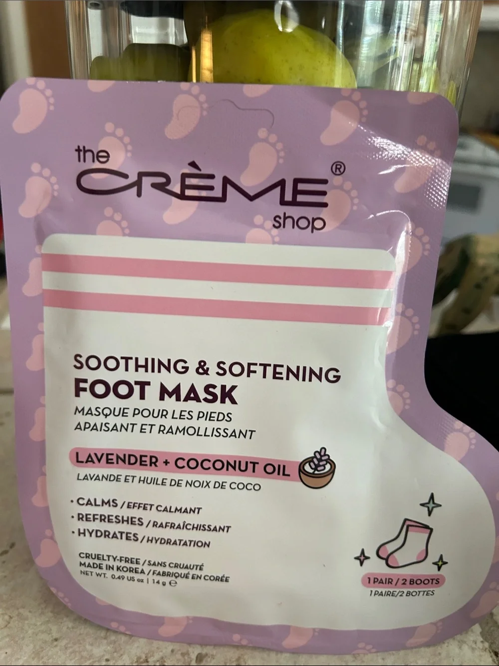 The Creme Shop Kids Pink Slow Down, Skin! Animated Face Mask & Foot Mask Set
